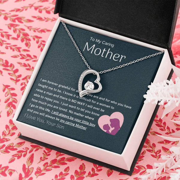 To My Loving Mother - You are my sunshine, I will always be your little boy (Only a Few Left) - Forever Love Necklace