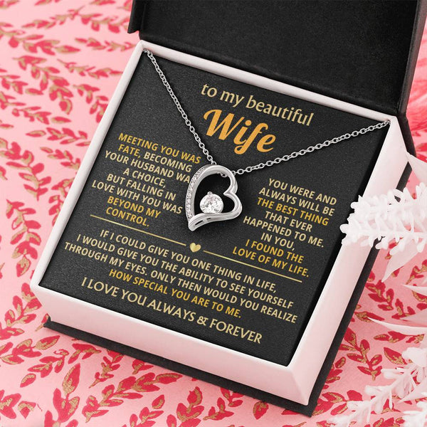 (Almost Gone) To My Beautiful Wife - I found the love of my life [ Forever love necklace ]