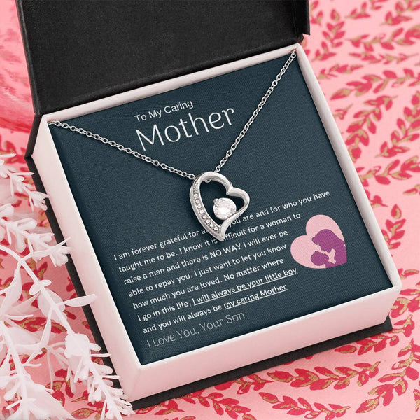 To My Loving Mother - You are my sunshine, I will always be your little boy (Only a Few Left) - Forever Love Necklace