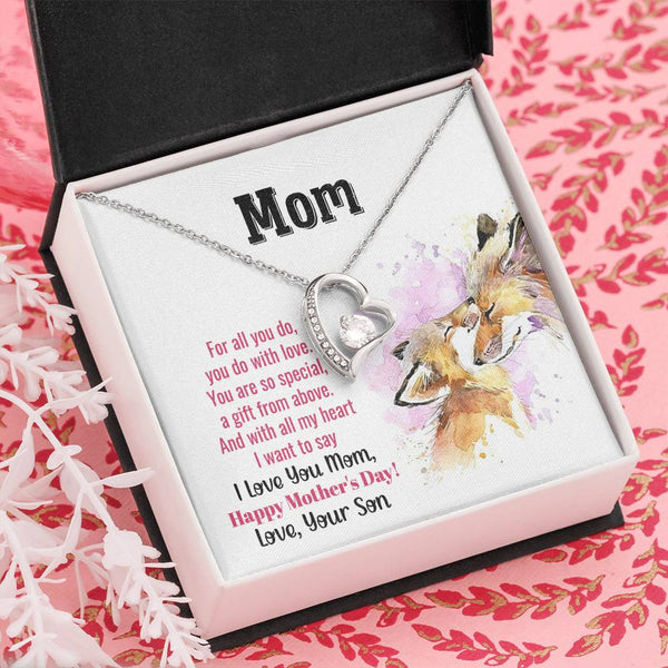 To My Mom - You Are So Special (Only a Few Left) - Forever Love Necklace