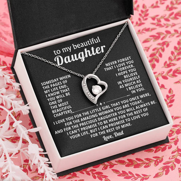 TO MY BEAUTIFUL DAUGHTER, I LOVE YOU FOR THE LITTLE GIRL
