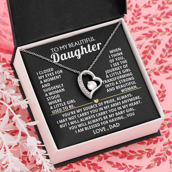 (Only a few left) TO MY BEAUTIFUL DAUGHTER - Strong and beautiful woman