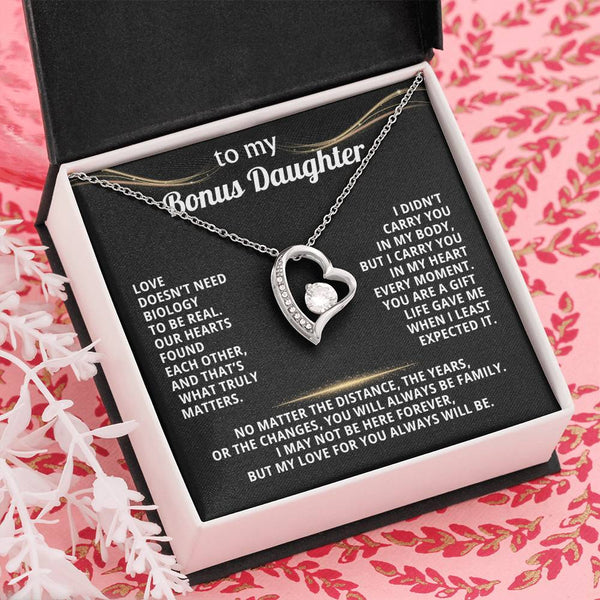 To My Bonus Daughter, Our hearts found each other