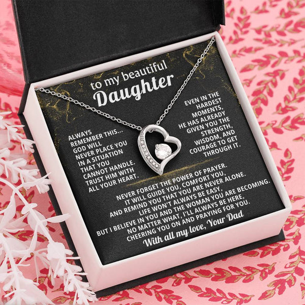 TO MY BEAUTIFUL DAUGHTER, I believe in you and the woman you are becoming