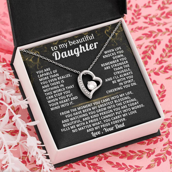 TO MY BEAUTIFUL DAUGHTER, Nothing in this world that can stop you when you put your heart and mind into it
