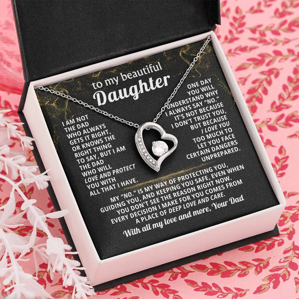 TO MY BEAUTIFUL DAUGHTER, My "No." is my way of protecting you, guiding you, and keeping you safe