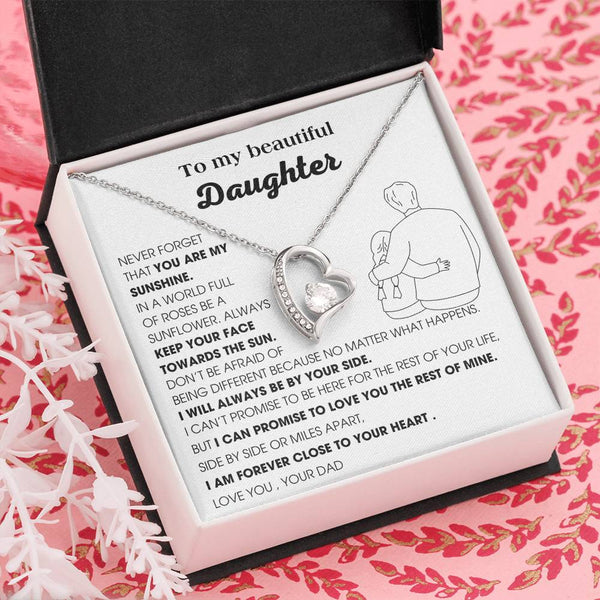 [Few left only] To My Daughter, YOU ARE MY SUNSHINE - KEEP YOUR FACE TOWARDS THE SUN