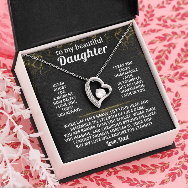 TO MY BEAUTIFUL DAUGHTER, Lift your head and remember the strength of your name