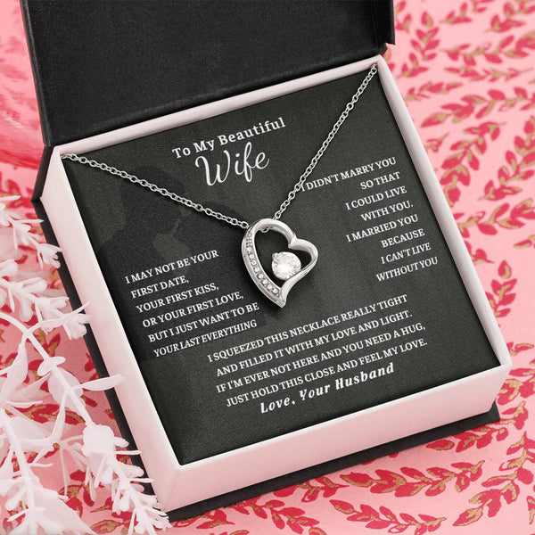 Gift For Wife, Wife Birthday Gift, Anniversary Gift For Wife, Wife Necklace , Love Card