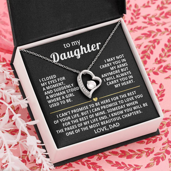 (Only a few left) To My Daughter - always carry you in my heart