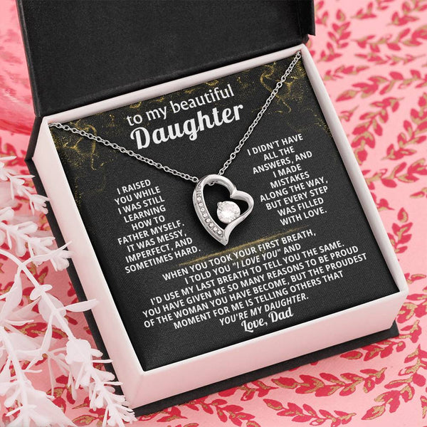 TO MY BEAUTIFUL DAUGHTER,  I was still learning how to father myself