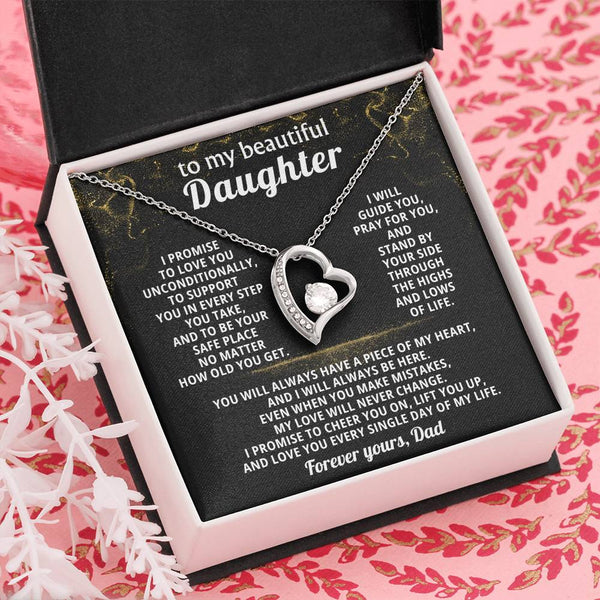 TO MY BEAUTIFUL DAUGHTER, I promise to be your safe place no matter how old you get