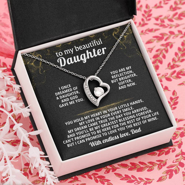 To my beautiful Daughter,  You hold my heart in your little hands