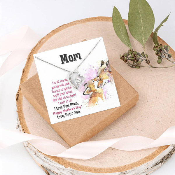 To My Mom - You Are So Special (Only a Few Left) - Forever Love Necklace