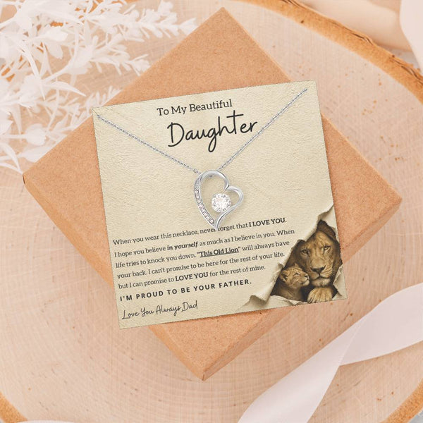 To My Daughter, I'll always love you, my beautiful girl.