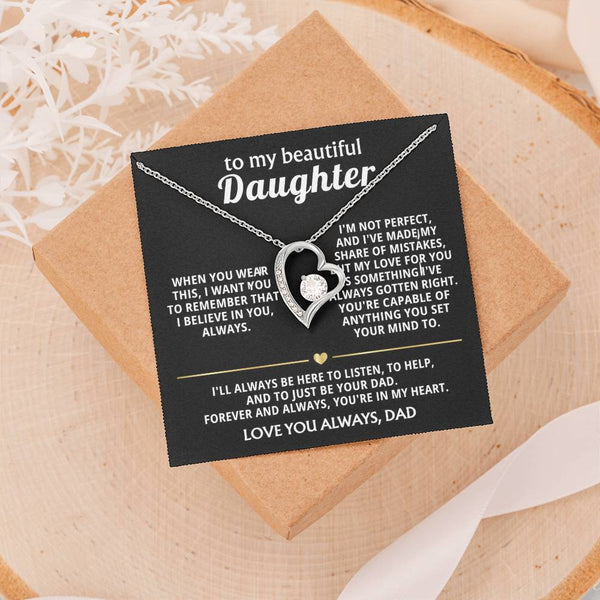 To My Beautiful Daughter, My love for you is always right.