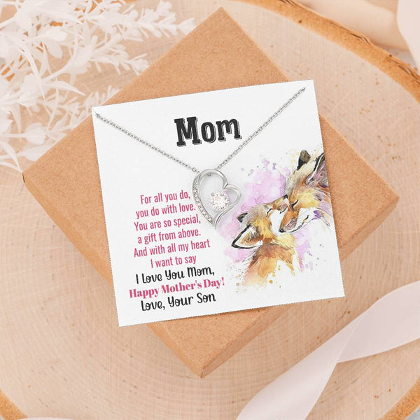 To My Mom - You Are So Special (Only a Few Left) - Forever Love Necklace