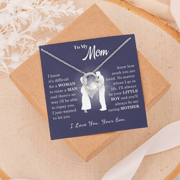 [Almost Sold Out] To My Mom - Loved Mother - Forever Love Necklace