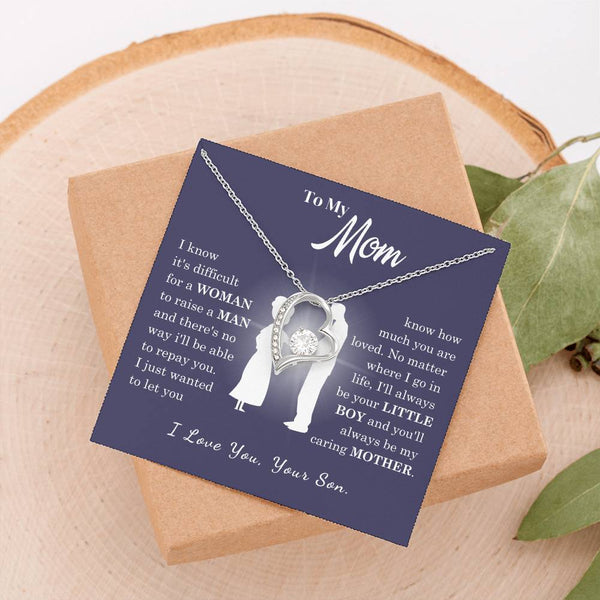 [Almost Sold Out] To My Mom - Loved Mother - Forever Love Necklace