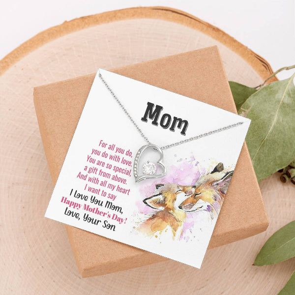 To My Mom - You Are So Special (Only a Few Left) - Forever Love Necklace
