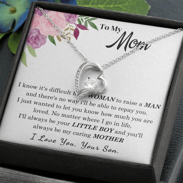 To My Loving Mother - I love you  (Forever Love Necklace)