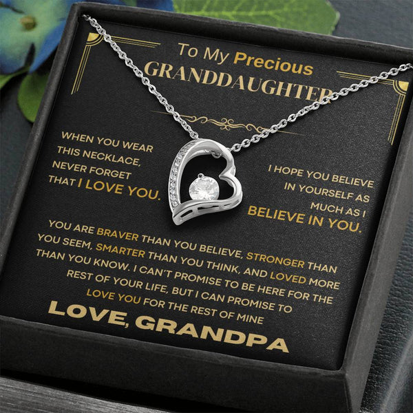 (Almost Sold Out) To My Precious Granddaughter, Never Forget That I Love You
