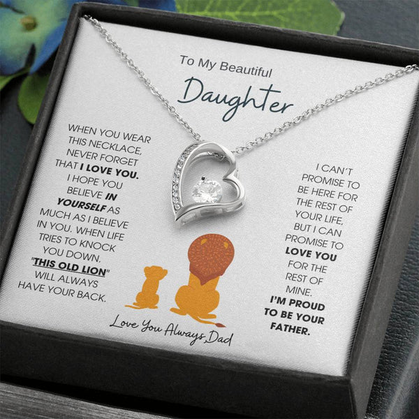 To My Beautiful Daughter, "This Old Lion" Will Always Have Your Back