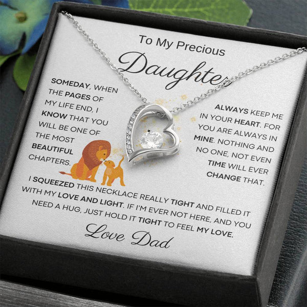 [ Few left only ] To My Precious Daughter From Dad - The Most Beautiful Chapters - Lion White