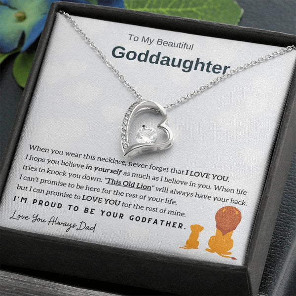 To My Goddaughter, I am proud to be your godfather