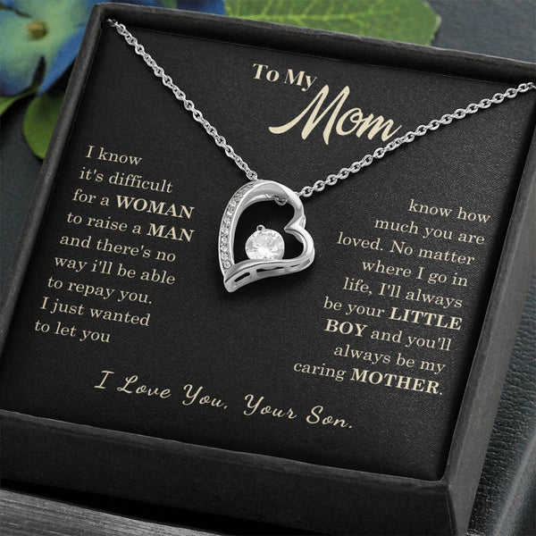 [Almost Sold Out] To My Mom - I Love You Mother  - Forever Love Necklace
