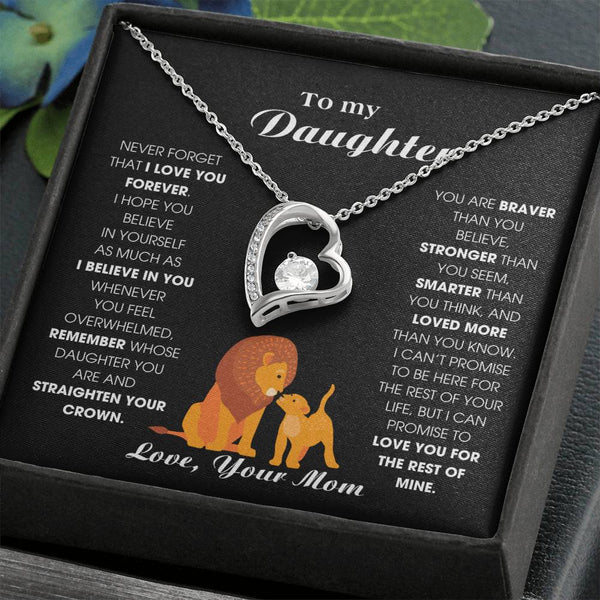 [ Few left only ] To My Daughter From Mom, Never Forget That I Love You Forever (Forever Love)