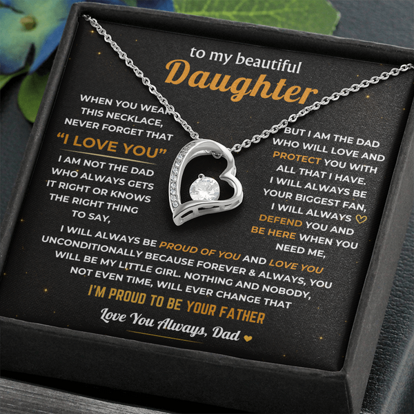 To My Daughter, Dad Will Always Protect You - Forever Love