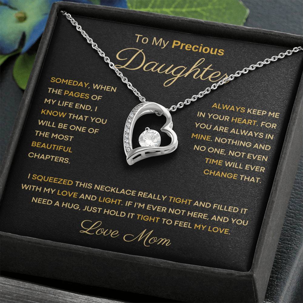 To My Precious Daughter From Mom - The Most Beautiful Chapters - Forever Love