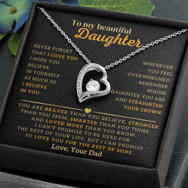 To My Beautiful Daughter, Remember To Straighten Your Crown (Almost Sold Out)