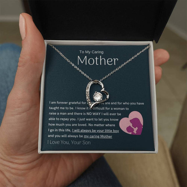 To My Loving Mother - You are my sunshine, I will always be your little boy (Only a Few Left) - Forever Love Necklace
