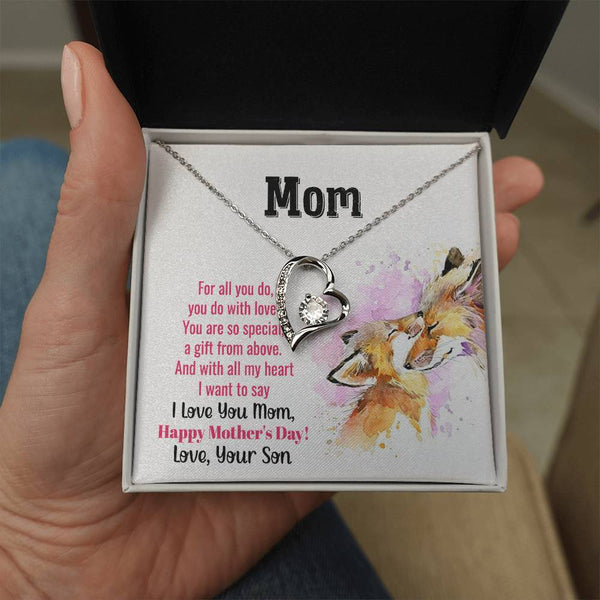 To My Mom - You Are So Special (Only a Few Left) - Forever Love Necklace