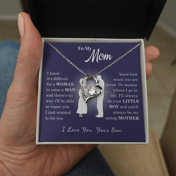 [Almost Sold Out] To My Mom - Loved Mother - Forever Love Necklace