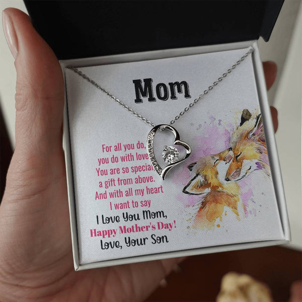 To My Mom - You Are So Special (Only a Few Left) - Forever Love Necklace