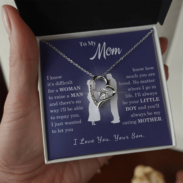 [Almost Sold Out] To My Mom - Loved Mother - Forever Love Necklace