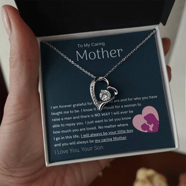 To My Loving Mother - You are my sunshine, I will always be your little boy (Only a Few Left) - Forever Love Necklace