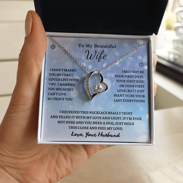 Christmas Gift For Her , To My Wife , Anniversary Gift , Gifts for women , Necklace