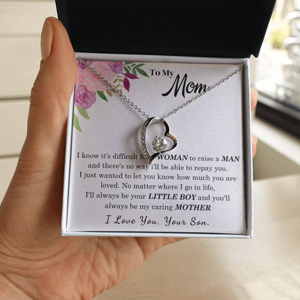 To My Loving Mother - I love you  (Forever Love Necklace)