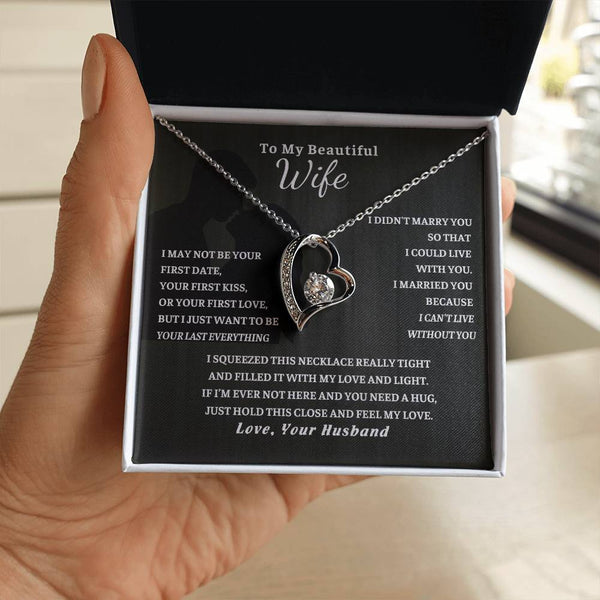 Gift For Wife, Wife Birthday Gift, Anniversary Gift For Wife, Wife Necklace , Love Card