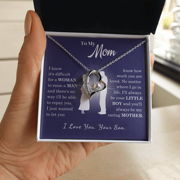 [Almost Sold Out] To My Mom - Loved Mother - Forever Love Necklace