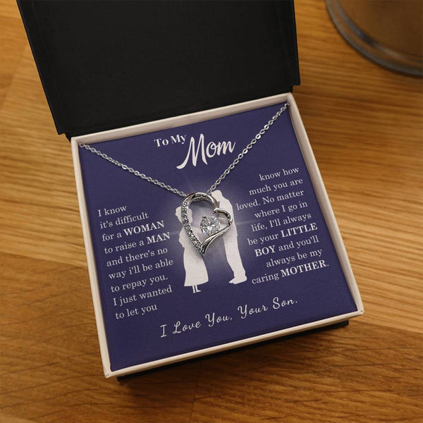 [Almost Sold Out] To My Mom - Loved Mother - Forever Love Necklace