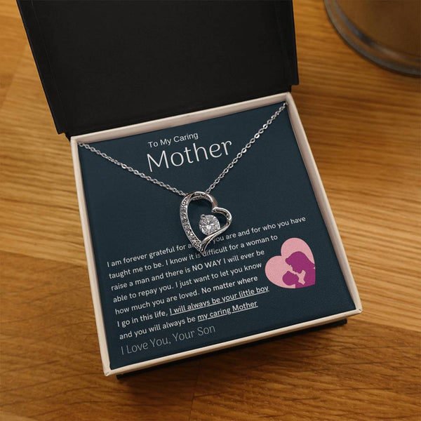 To My Loving Mother - You are my sunshine, I will always be your little boy (Only a Few Left) - Forever Love Necklace