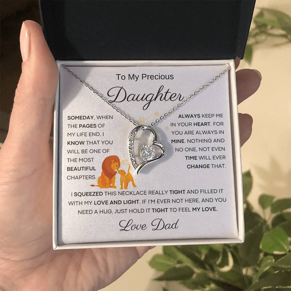 [ Few left only ] To My Precious Daughter From Dad - The Most Beautiful Chapters - Lion White