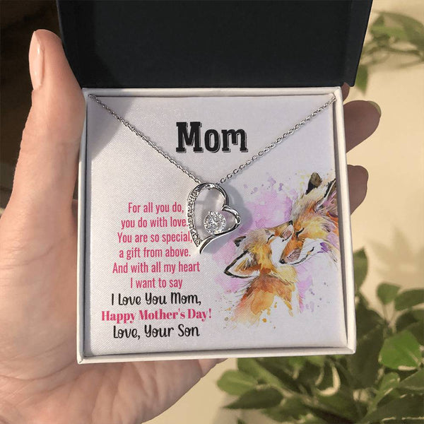 To My Mom - You Are So Special (Only a Few Left) - Forever Love Necklace
