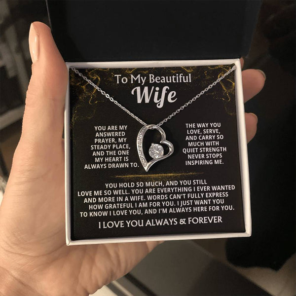 To My Beautiful Wife, You are my answered prayer ( Almost Gone )