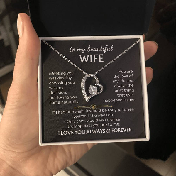 TO MY BEAUTIFUL WIFE -  You realize truly special you are to me